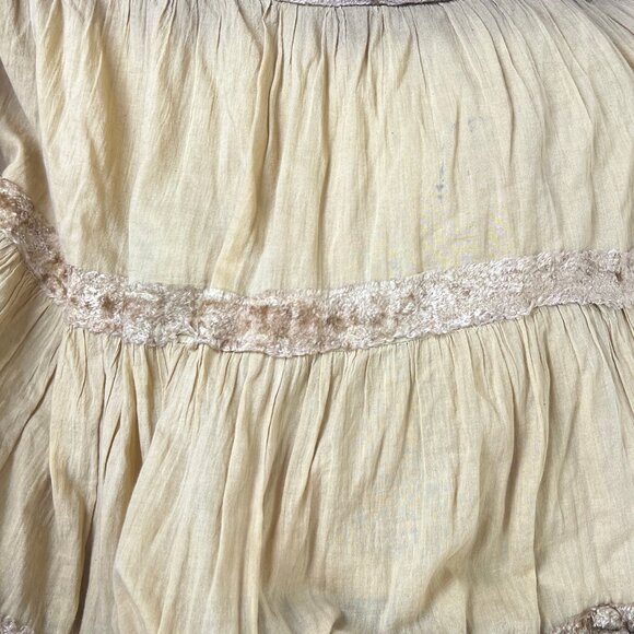 Vintage 90s Y2K Tiered Midi Skirt Gypsy Boho Cowgirl Western Bohemian Whimsigoth - Picture 10 of 11